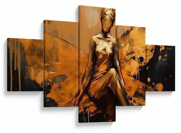 Obraz - Abstrakce víly (125x70 cm)