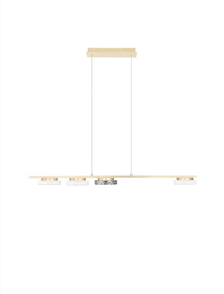 Závěsné svítidlo Flossie zlaté 20 W