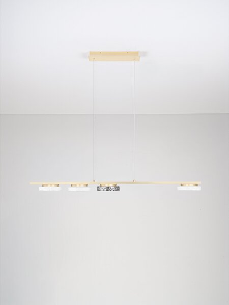 Závěsné svítidlo Flossie zlaté 20 W