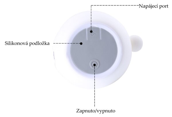 Sdeko Dětská noční lampička myš baby