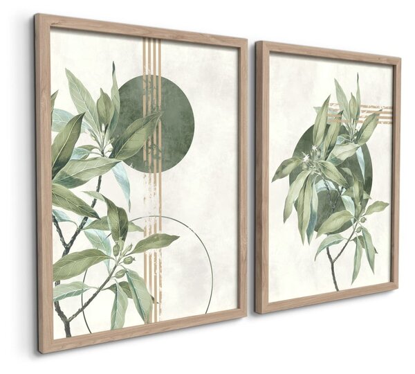 Obrazy v sadě 2 ks 30x40 cm Green – Styler