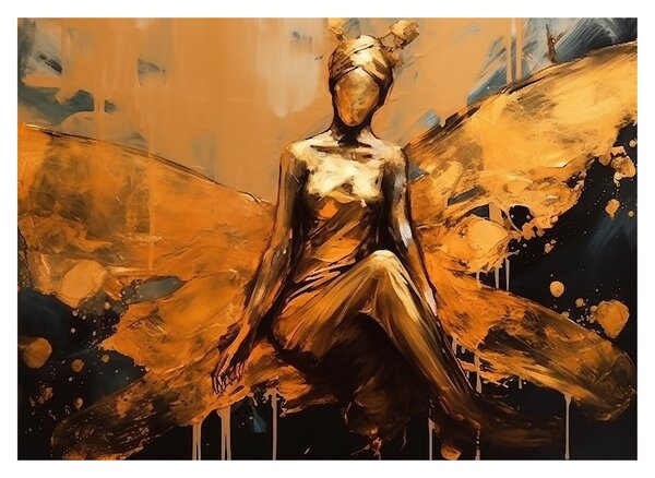 Obraz - Abstrakce víly (70x50 cm)
