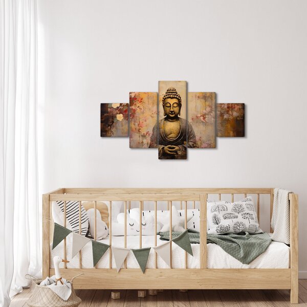 Obraz - Buddha, malba (125x70 cm)