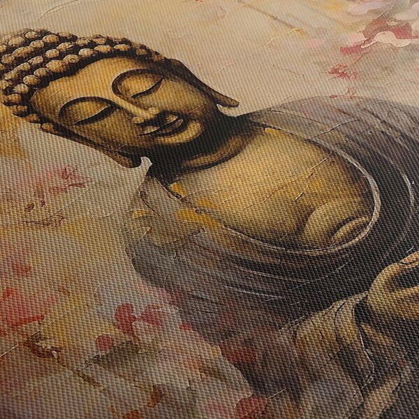 Obraz - Buddha, malba (125x70 cm)