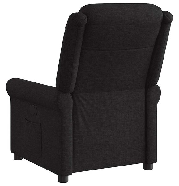 Elektrické polohovací křeslo černé textil 3303296
