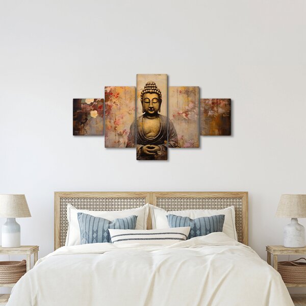 Obraz - Buddha, malba (125x70 cm)