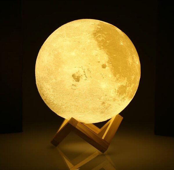 Sdeko Noční lampa 3D měsíc malý