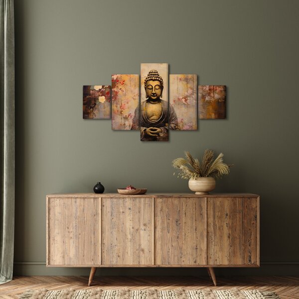 Obraz - Buddha, malba (125x70 cm)
