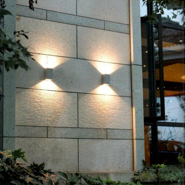 RED - DESIGN RENDL VÝPRODEJ VZORKU RENDL DIXIE 10X16 nástěnná stříbrnošedá 230V/350mA LED 2x5W 92° IP54 3000K R10354