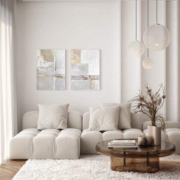Obrazy s ručně malovanými prvky v sadě 2 ks 50x70 cm Sail – Styler