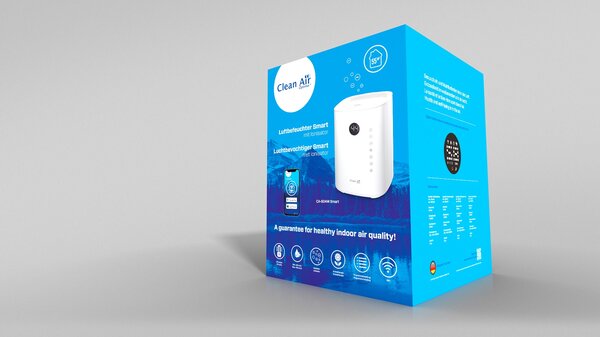 Zvlhčovač Clean Air Optima CA-604 Smart, vrchní plnění Barva: Černá