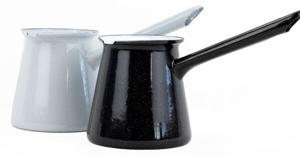 VEF Smaltovaná džezva na kávu černá ø 9 cm - 0.4 l STANDARD černý - 00000-0000460C