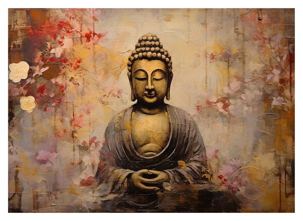 Obraz - Buddha, malba (70x50 cm)