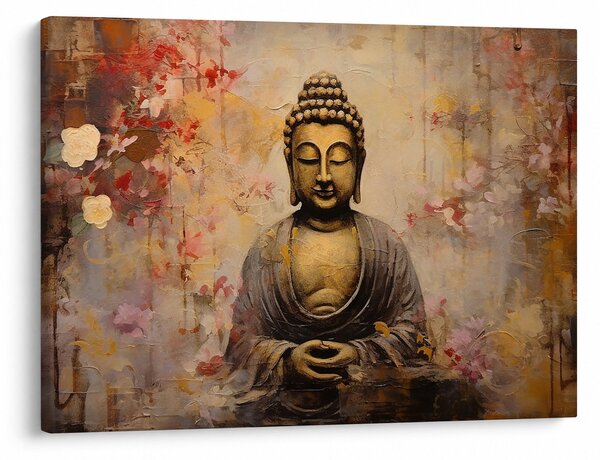 Obraz - Buddha, malba (70x50 cm)