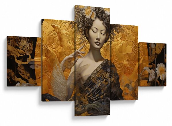 Obraz - Japonská dáma (125x70 cm)