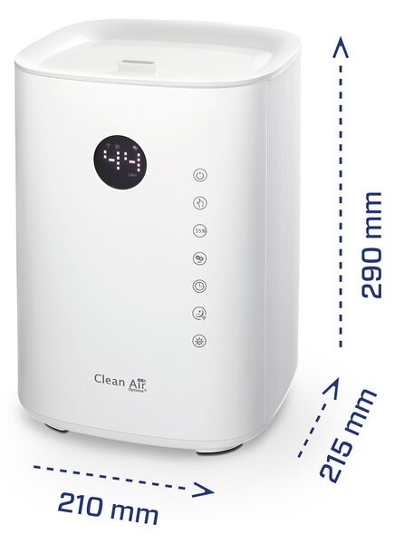 Zvlhčovač Clean Air Optima CA-604 Smart, vrchní plnění Barva: Černá
