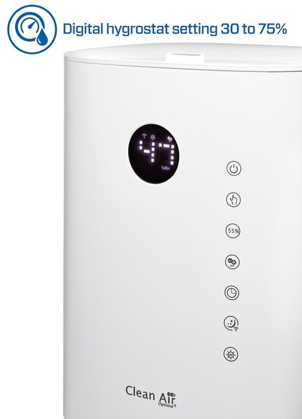 Zvlhčovač Clean Air Optima CA-604 Smart, vrchní plnění Barva: Černá