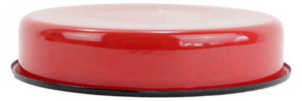 Pizza plech červený 24 cm, vyrobeno pro BELIS/SFINX