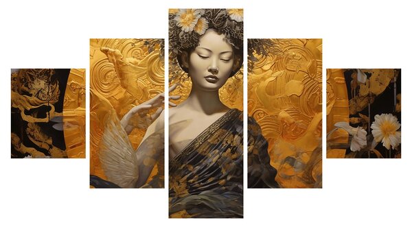 Obraz - Japonská dáma (125x70 cm)