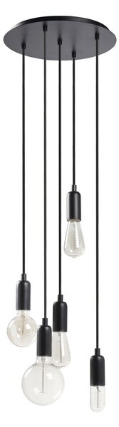 Exo Atu style E27 závěsné svítidlo černé 1 kabel