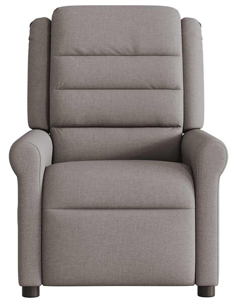Elektrické masážní polohovací křeslo taupe textil 3303311