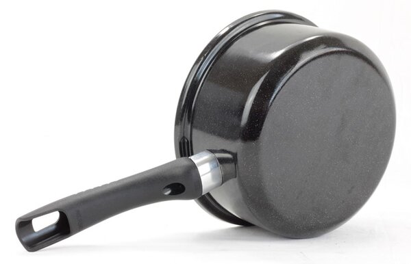 SFINX Smaltovaný rendlík s držadlem STANDARD černý 16cm/ 1,4l