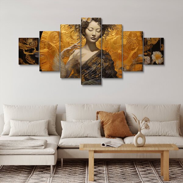 Obraz - Japonská dáma (210x100 cm)