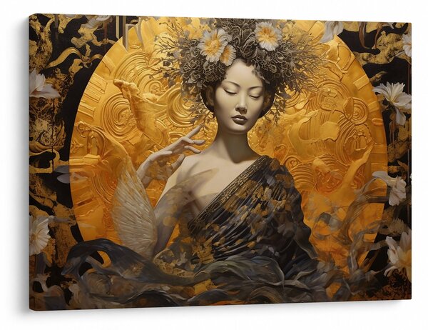 Obraz - Japonská dáma (70x50 cm)
