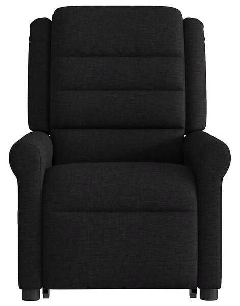 Zvedací polohovací křeslo černé textil 3303316