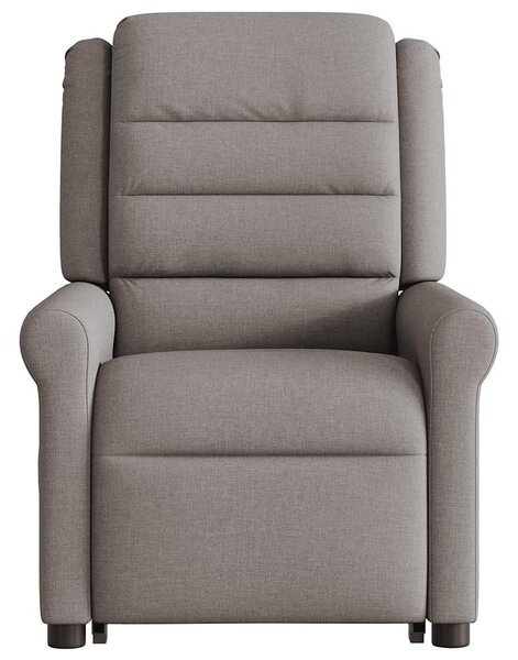 Zvedací polohovací křeslo taupe textil 3303321