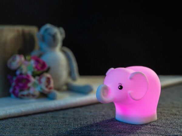 Sdeko Dětská noční lampička slon Dumbo baby