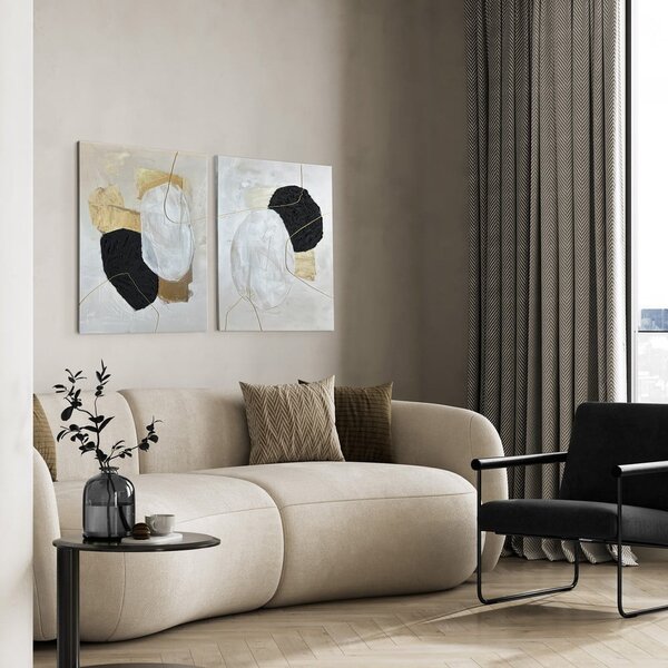 Obrazy s ručně malovanými prvky v sadě 2 ks 50x70 cm Crystal – Styler