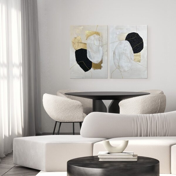 Obrazy s ručně malovanými prvky v sadě 2 ks 50x70 cm Crystal – Styler