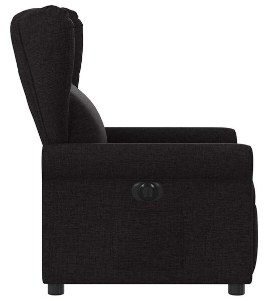 Elektrické polohovací křeslo černé textil 3303356
