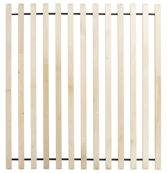 Postel bez čela Dřevo ANTRAS 180 x 200 cm Tmavě hnědá