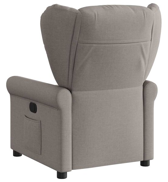 Elektrické polohovací křeslo taupe textil 3303361