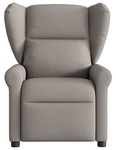 Elektrické polohovací křeslo taupe textil 3303361
