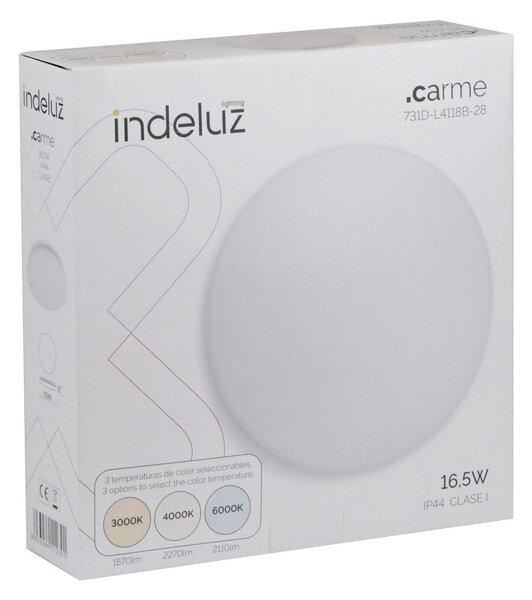 Indeluz Carme Rimless LED přisazené svítidlo 280mm