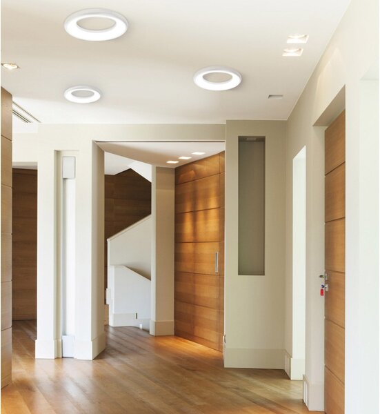 Exo Fred LED kruhové svítidlo stříbrné 300mm