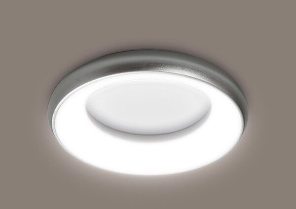 Exo Fred LED kruhové svítidlo stříbrné 300mm