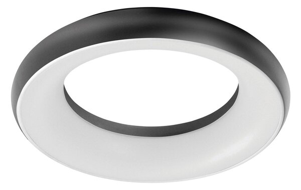 Exo Fred LED kruhové stropní svítidlo černé 300mm