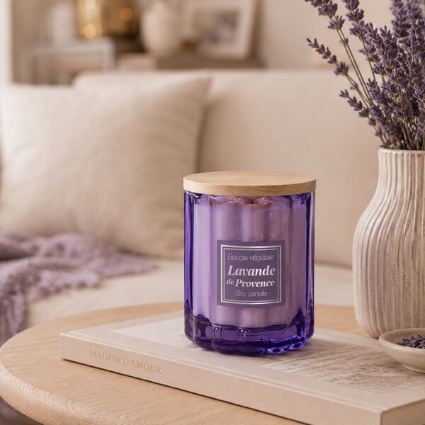 Esprit Provence Levandule Vonná svíčka, 100 g