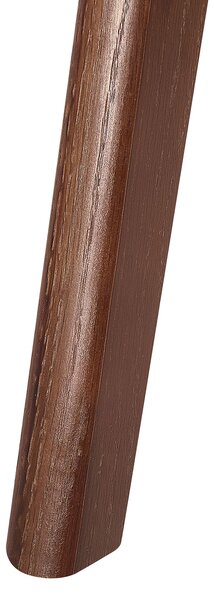 Pracovní stůl SHESLAY Tmavě hnědá 120 cm 70 cm se zásuvkami