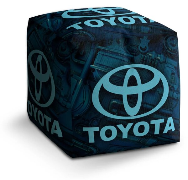 Sablio Taburet Cube Logo Toyota Motor - 40x40x40 cm