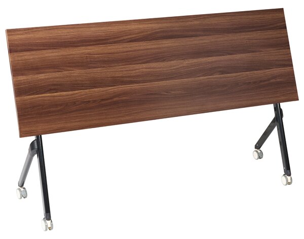 Skládací psací stůl BENDI Tmavě hnědá 180 cm 60 cm