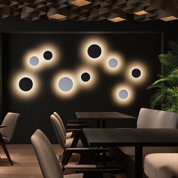 Exo Circular LED nástěnné svítidlo bílé 250mm