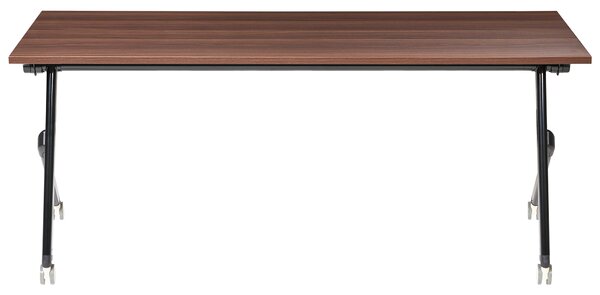 Skládací psací stůl BENDI Tmavě hnědá 180 cm 60 cm