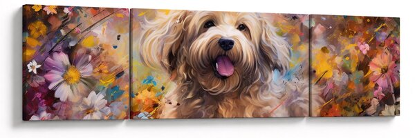 Obraz - Šťastný pes II. (170x50 cm)