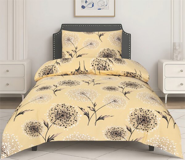 Jahu Modern House Dandelion mikrosaténové povlečení Rozměr: 1x 70 x 90 a 1x 140 x 200 cm