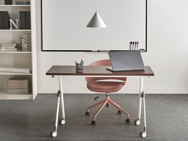 Skládací psací stůl BENDI Tmavě hnědá 120 cm 60 cm